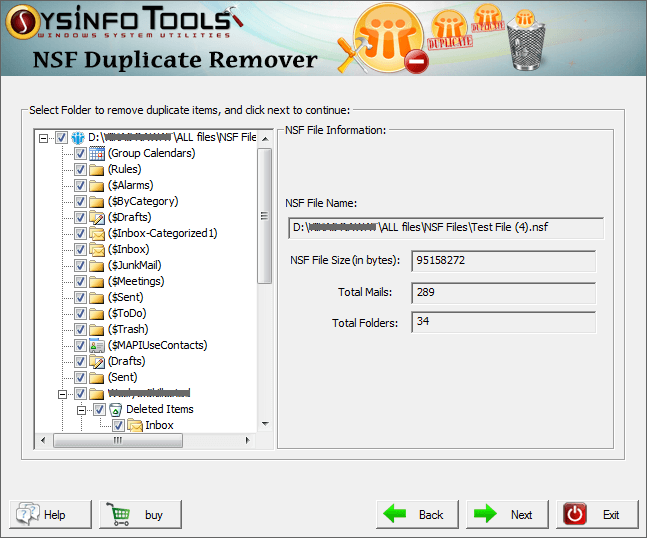 NSF Duplicate Remover screenshot