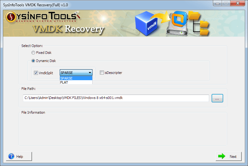 SysInfoTools VMDK Recovery Software