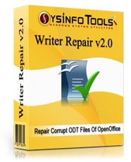 Click to view SysInfoTools ODT Files Repair 2.0 screenshot