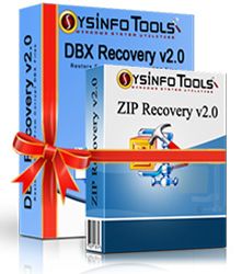 SysInfoTools DBX and ZIP Recovery Combo screen shot