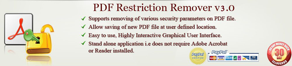 PDF Restriction Remover