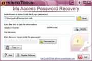 Click on open button and select mdb file on your computer.