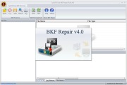 Click Open Button to select corrupt .bkf file(s).