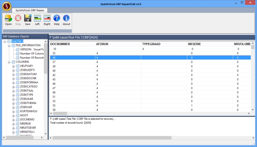 SysInfoTools DBF Recovery 3.0 full