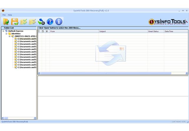 SysInfoTools Outlook Express Email Recovery screen shot