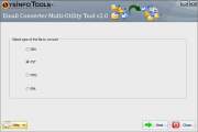  Let us see how to use the Email Converter Multi-Utility tool. To see the software in action, launch 
                 SysInfoTools Email Converter software, select PST file format and click on the next button to move on next step 
                 of this software. The following screen will appear on your computer window.