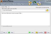 Selected destination folder path is shown in the editbox now click Convert files button to Convert files.