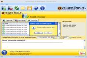 Click exit button to end the application or select new corrupt .odf file(s) to repair.