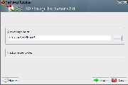 Selected file is displayed in the edit box, now click on Next button to continue the process.