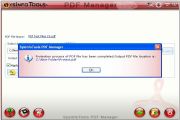 Protection Process is completed. Click on the blue link to see the destination folder where Protected PDF file is saved.