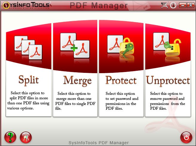 SysInfoTools PDF Manager screen shot