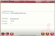 Selected file is listed in the main window along with its location, size and number of pages, 
                 then click on the next button.