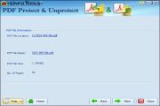 Selected file is listed in the main window along with its location and size.