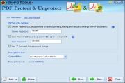 At this step user can set owner password and user password along with the encryption level.