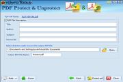 Click on Protect PDF file Button to Protect the PDF file.