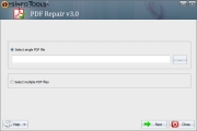 Launch SysInfoTools PDF Repair v3.0 software window,  
                 to recover your corrupt PDF files. <strong>Select single PDF File</strong> or <strong>Select Multiple PDF files</strong> option to recover pdf files.