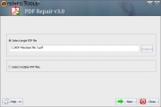 Selected file is listed in the main window, now click <strong>Next </strong>button to continue the process.