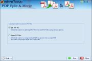 Select Split PDF file option to split a PDF file.