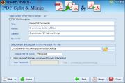Now apply the user password and click on Merge button to merge the selected PDF files.