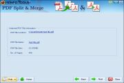 Selected file is listed in the main window along with its location, size and number of pages, then click on the next button.