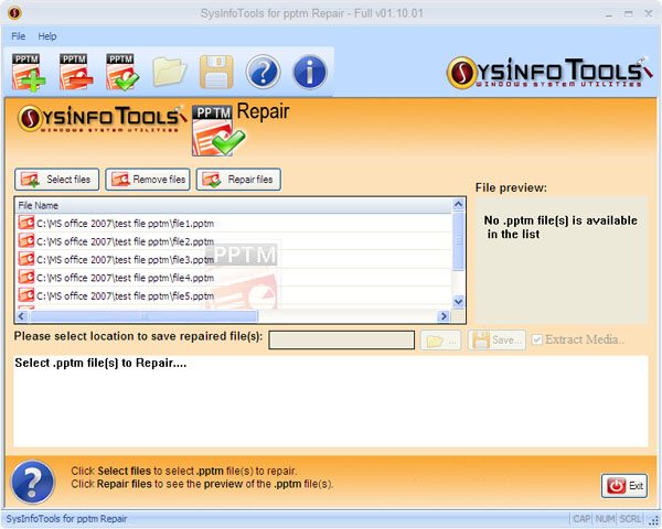 Windows 7 MS PowerPoint Pptm Recovery 1.01 full