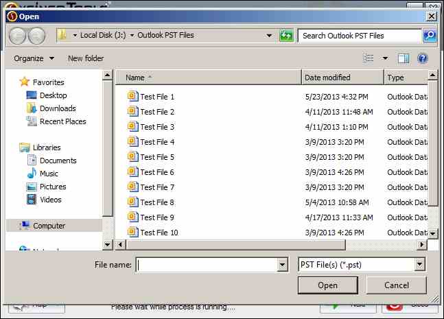 PST Compress and Compact screen shot