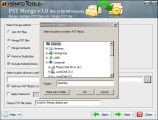 Select Merge Option. Then click Next button to continue the process, if you want to create password protected PST 
                 files then enter password for new PST file.