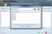 If your PST files are password protected then Click PST Password Pool button to add possible PST files password in the 
                 list before adding PST files in the list.