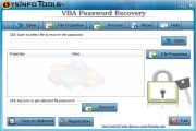 Open SysInfoTools VBA Password recovery software.