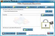 Click on open button and select VBA project file on your computer.