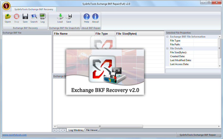 SysInfo Exchange BKF Recovery Windows 11 download