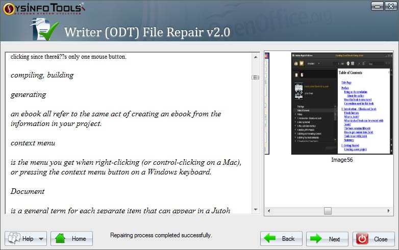 SysInfoTools Writer Recovery 1.01