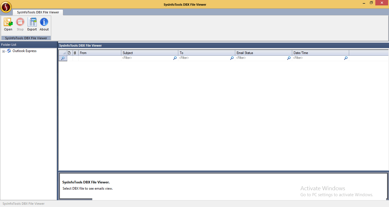 SysInfoTools DBX Viewer Tool Windows 11 download