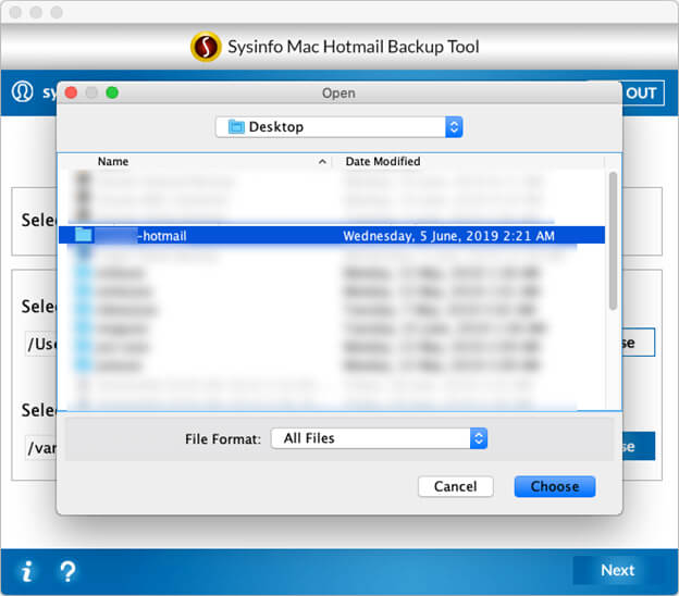 SysInfoTools MAC Hotmail Backup Tool