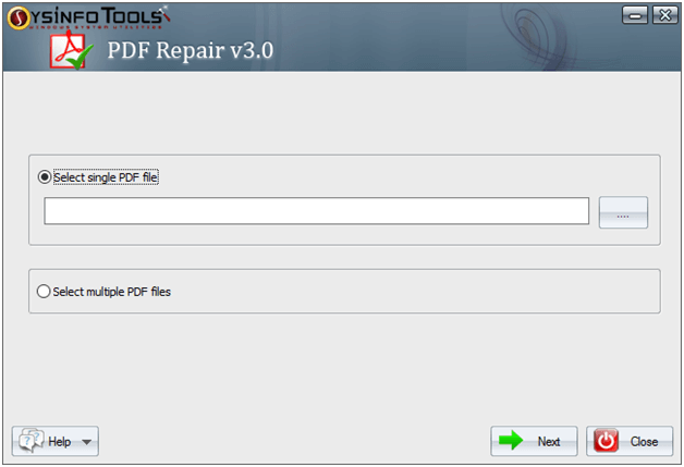 SysInfo PDF Recovery Tool Windows 11 download