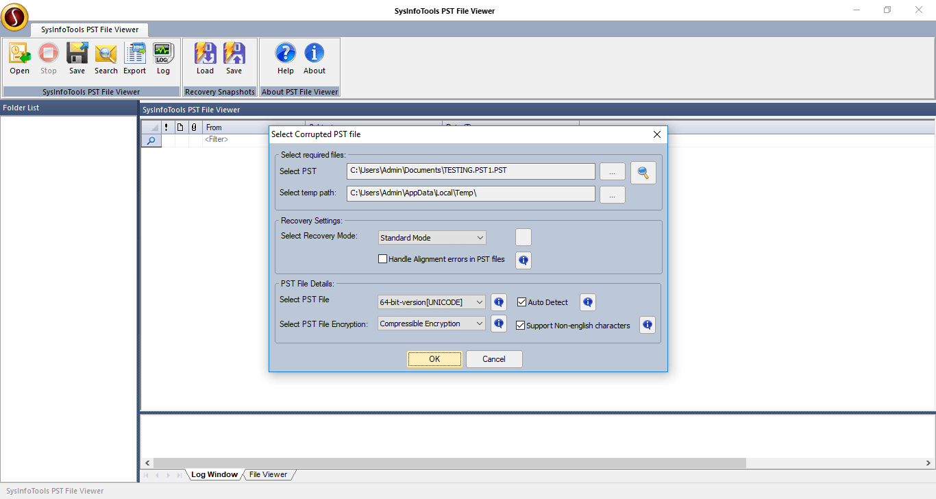 SysInfoTools PST File Viewer Tool screenshot