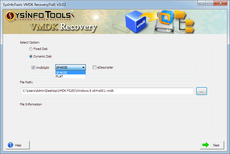 Windows 10 Sysinfo VMDK Recovery Software full
