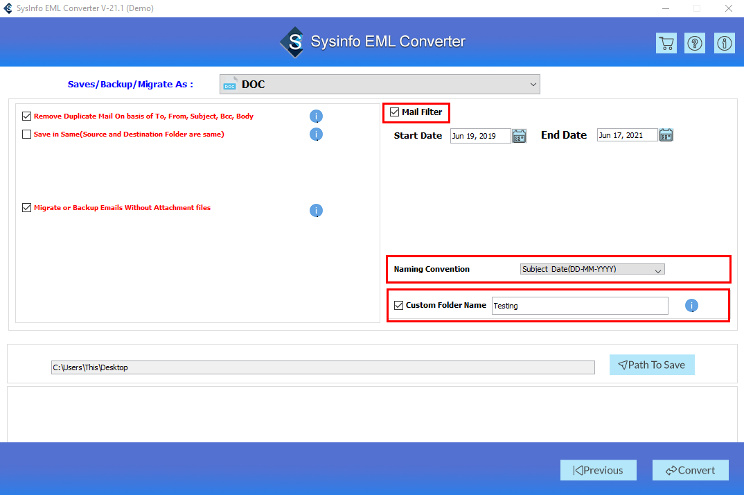 How to convert EML to Doc - Open EML File in MS Word