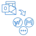 pst to10 email clients