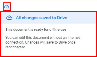 access document in offline mode