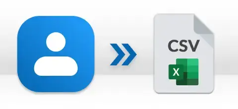 Save Outlook Contacts in CSV Files