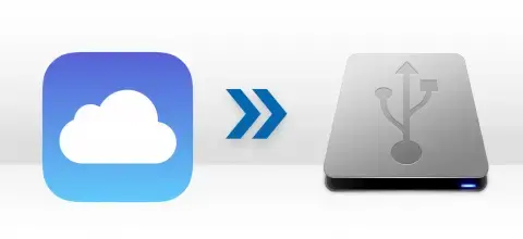 icloud to local drive