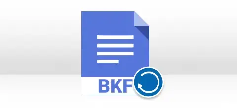 recover bkf file