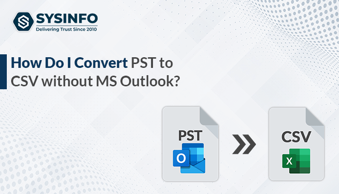 convert PST to CSV