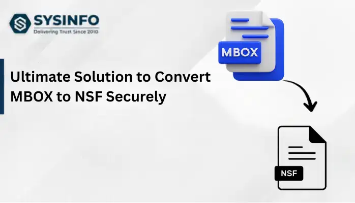 Convert MBOX to NSF
