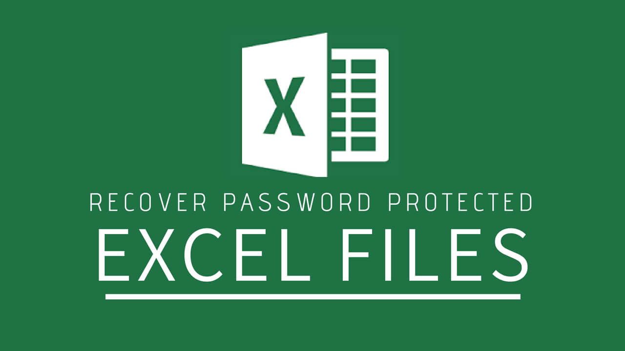 restore password protected excel