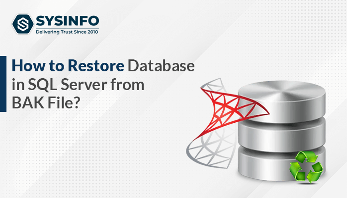 Restore Database in SQL Server from BAK File