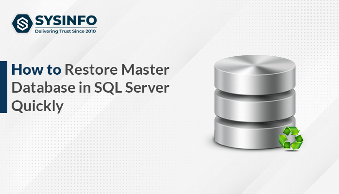 restore master database in sql server