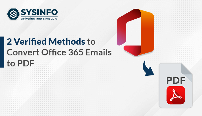 Convert Office 365 Emails to PDF