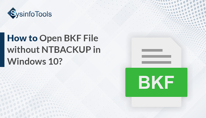 Open BKF File